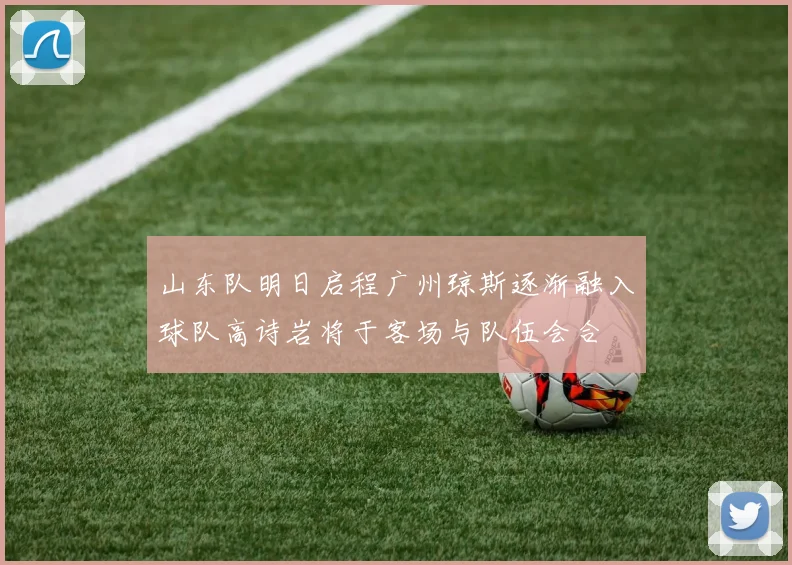 山东队明日启程广州琼斯逐渐融入球队高诗岩将于客场与队伍会合